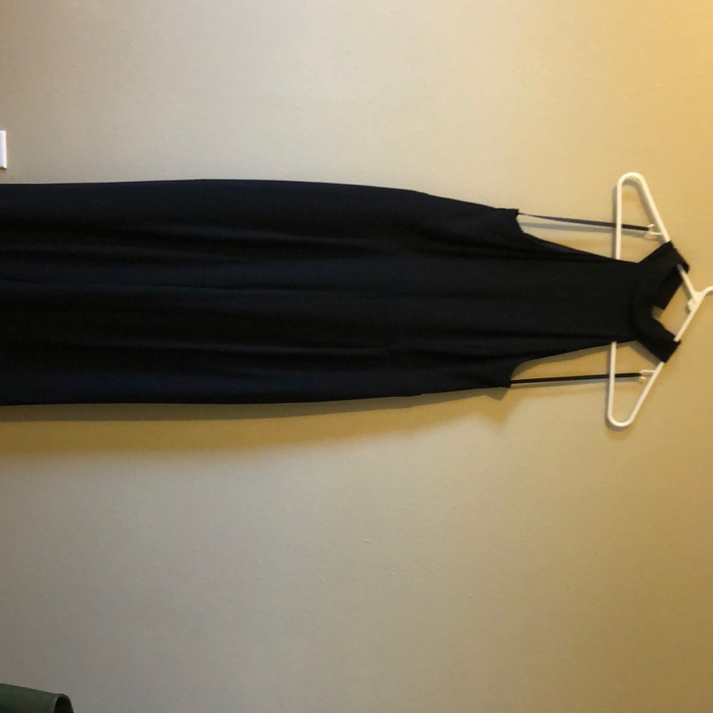 High-neck, backless Jumpsuit
